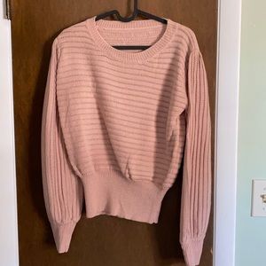 Fluffy Pink Sweater